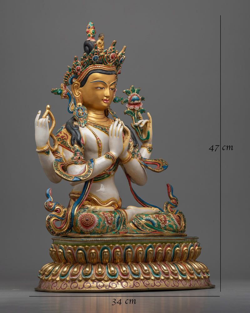 chenrezig divine statue