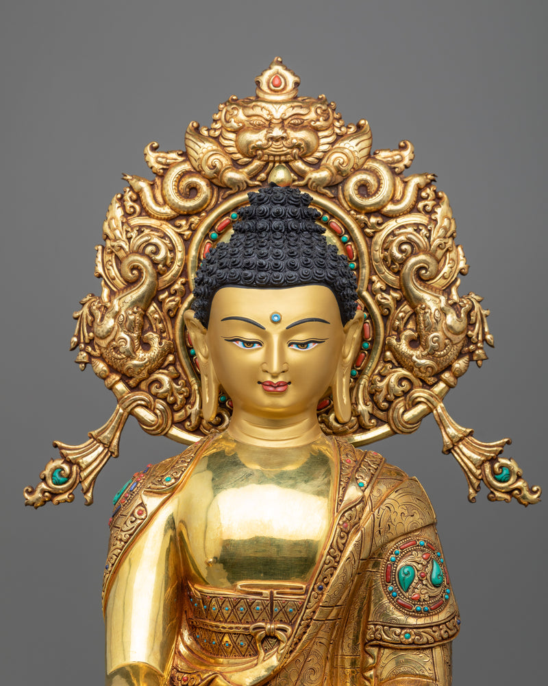 Gautama Buddha Siddhartha | 24k Gold Gilded Statue