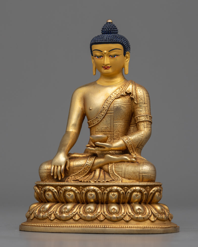 Golden Buddha Statue "Shakyamuni Buddha" | Immerse in Divine Tranquility