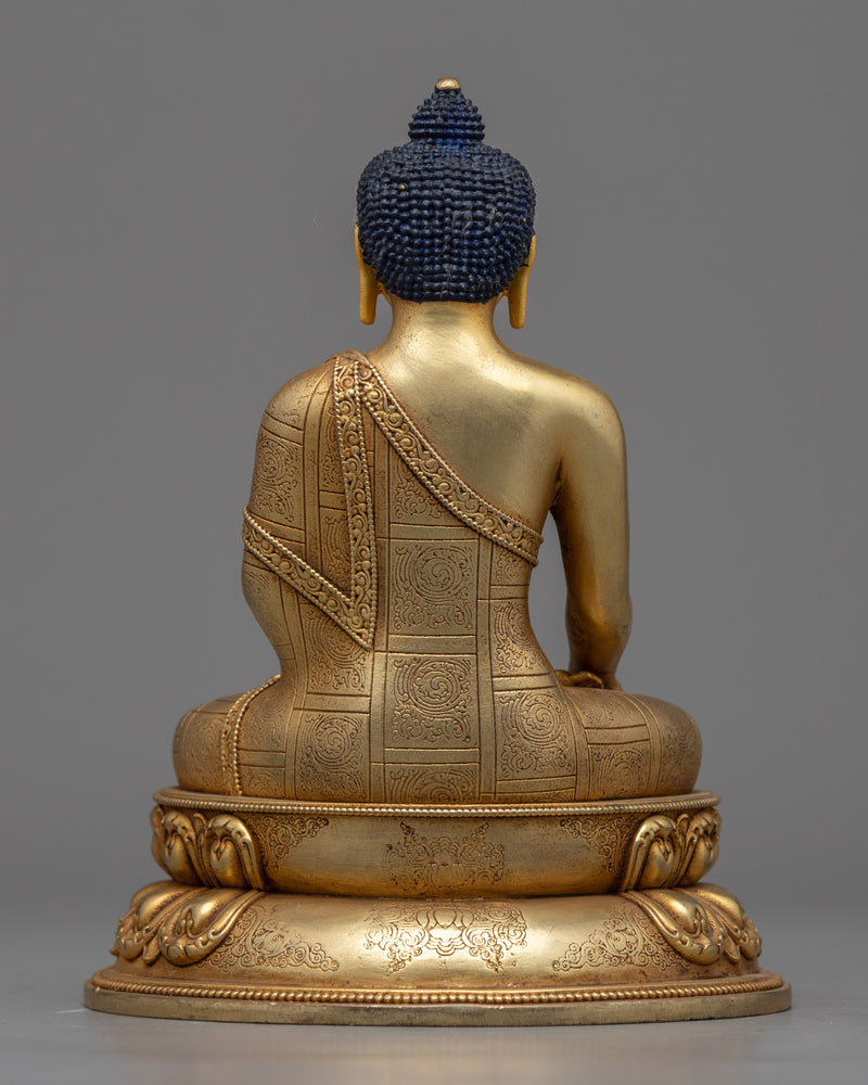 Golden Buddha Statue "Shakyamuni Buddha" | Immerse in Divine Tranquility