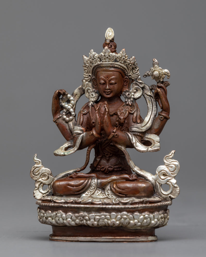 4 Arm Chenrezig Practice Statue | Welcome Unending Compassion