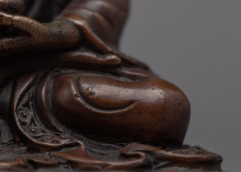 Tiny Buddha Shakyamuni Copper Statue | Experience Serenity with our Statuette