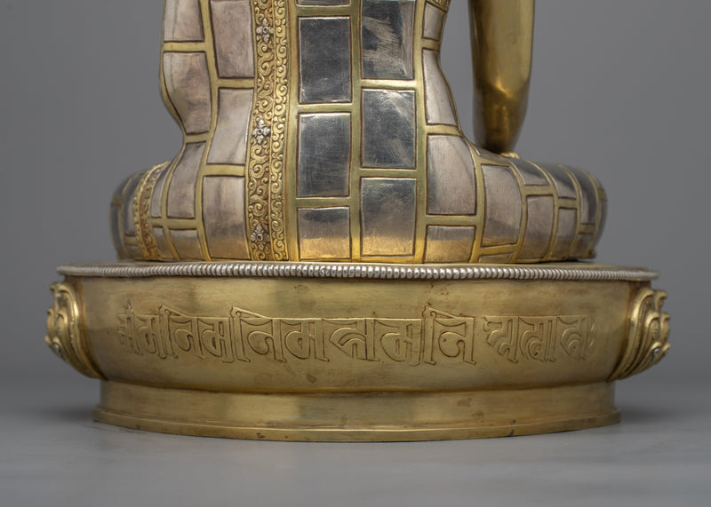 Gautama Buddha Real Silver Statue | Experience Tranquility