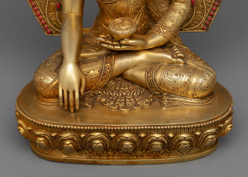 Art Deco Buddha Shakyamuni Sculpture | Bring Serenity Home with Our Statue