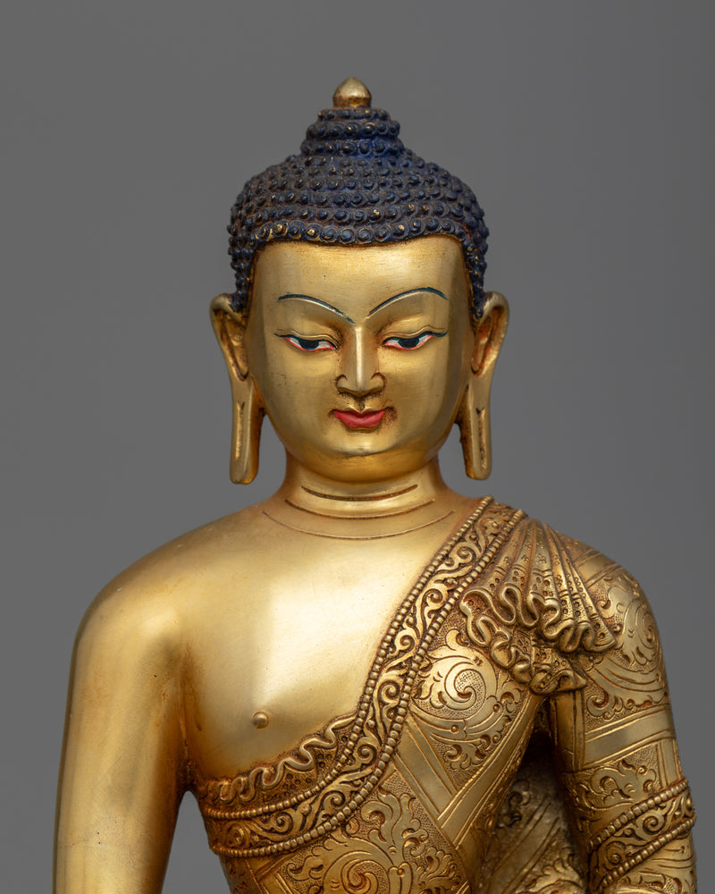 Art Deco Buddha Shakyamuni Sculpture | Bring Serenity Home with Our Statue