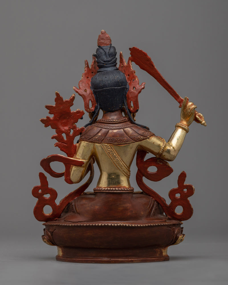 Manjushree Bodhisattva Figurine | Ignite Wisdom with our Sculpture