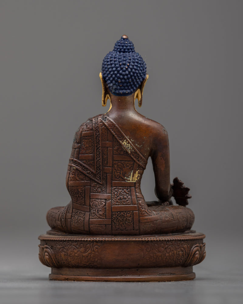 Small Medicine Buddha Statue | Compact Tranquility with our Mini Statuette