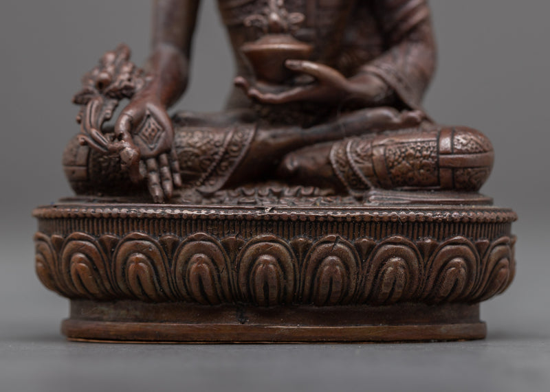 Small Medicine Buddha Statue | Compact Tranquility with our Mini Statuette