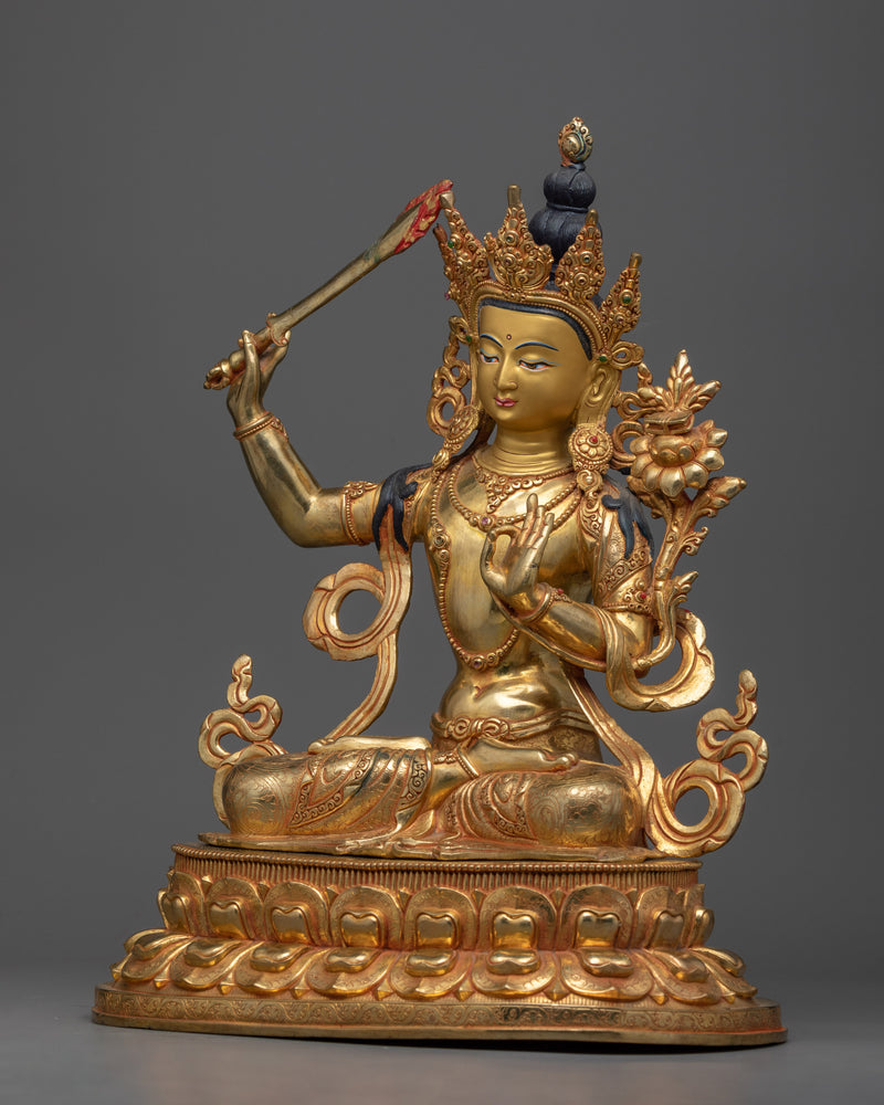 bodhisattva-of-wisdom-manjushri-statue