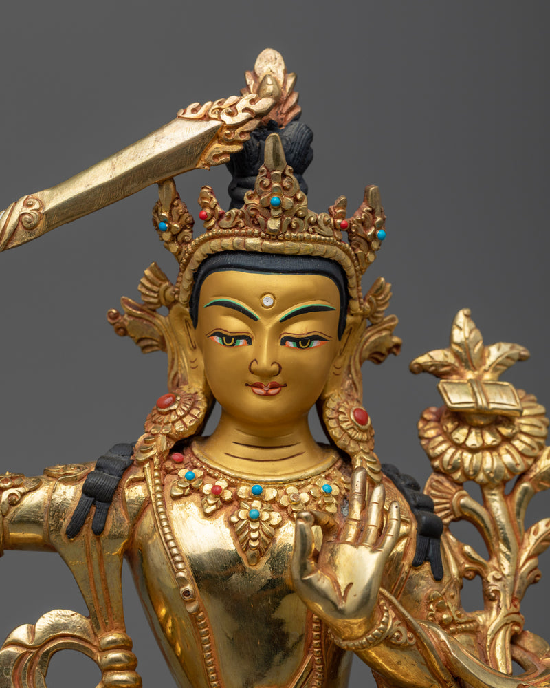 wisdom-manjushri statue