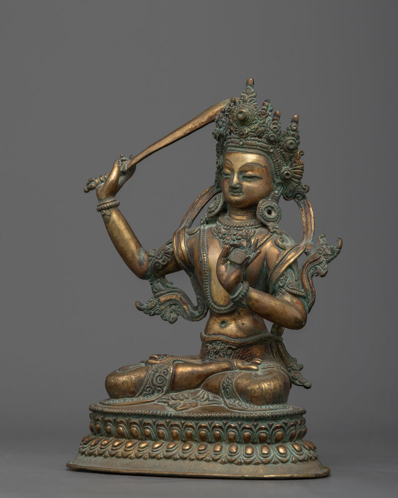 manjushree-god-statue