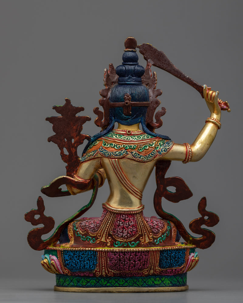 Manjushri Deity Sculpture | The Beacon of Wisdom and Insight