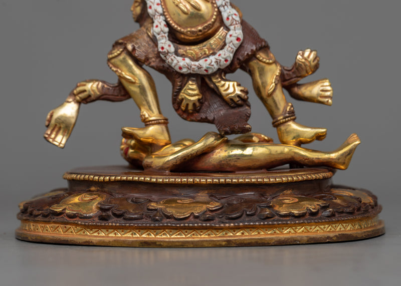 The Triad: Ekajati, Rahula, and Dorje Legpa Unveiled | Himalayan Buddhist Artwork