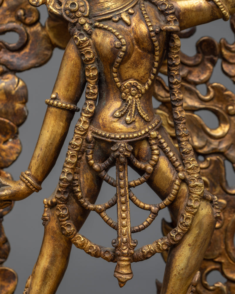 Vajrayogini Dakini Statue | Antique Finish Female Goddess