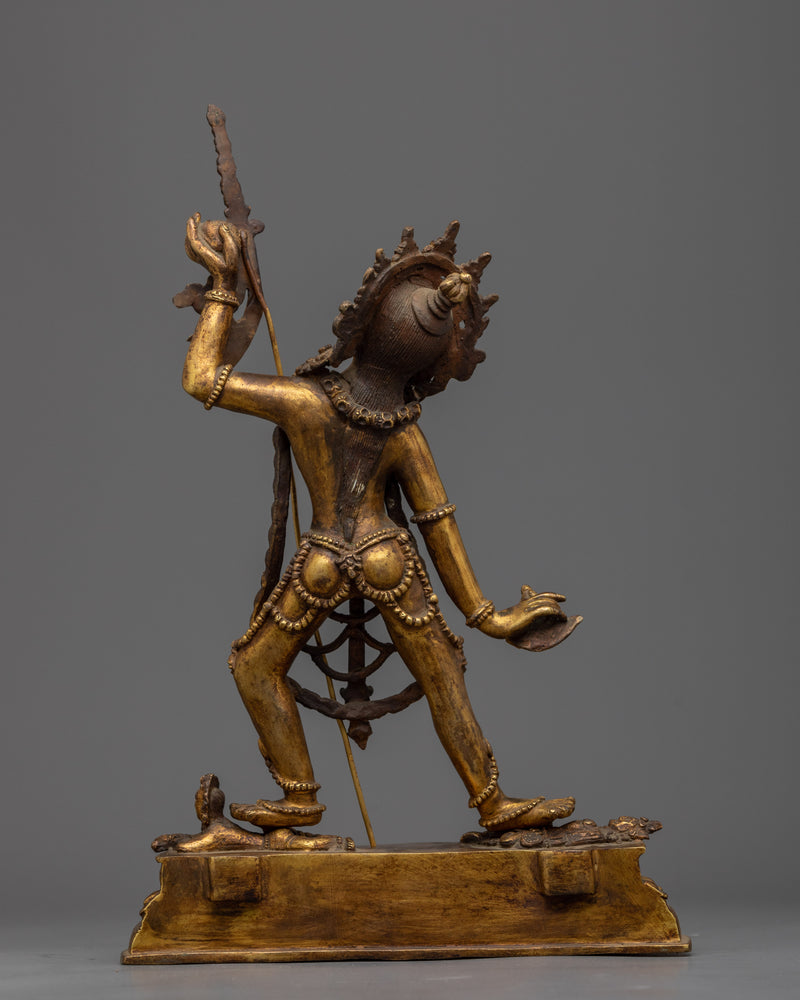 Vajrayogini Dakini Statue | Antique Finish Female Goddess