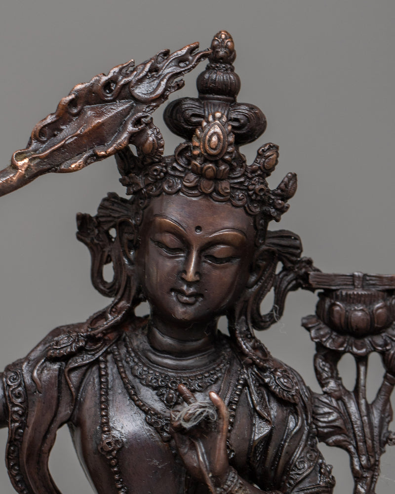 miniature-manjushri-statuette