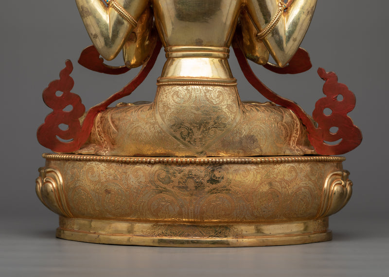 Chenrezig Compassionate Bodhisattva Statue | Handmade in Nepal