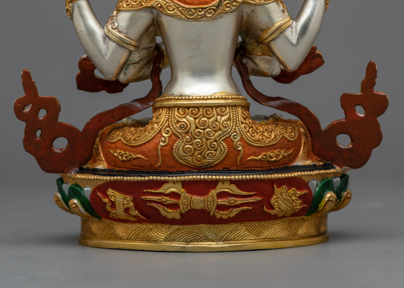 Avalokitesvara Statue | Handmade Sculpture of Tibetan Chenrezig