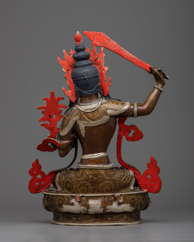 The Perfect Manjushri Dharma Center Sculpture | Divine Harmony Wisdom Deity