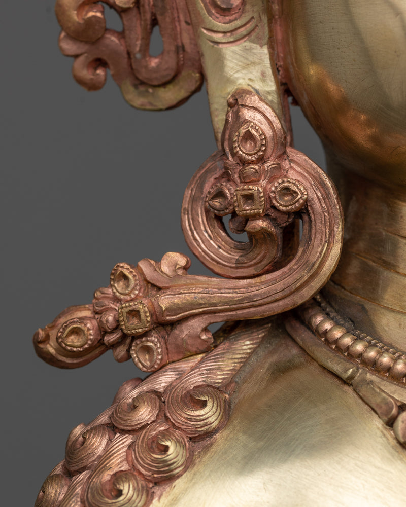 Two-Armed Chenrezig Statue | Masterfully Hand-carved Sculpture