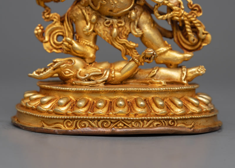 Miniature Six-Armed Mahakala | A Radiant Guardian of Enlightenment