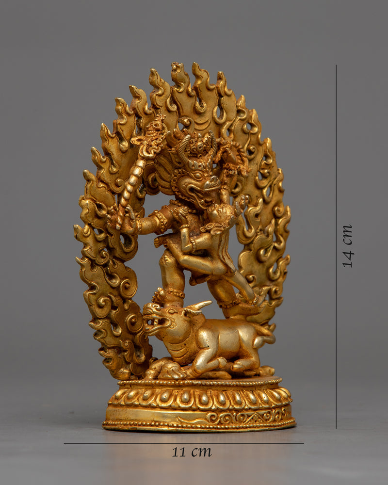 The Small Yamantaka | A Golden Beacon of Enlightened Transformation