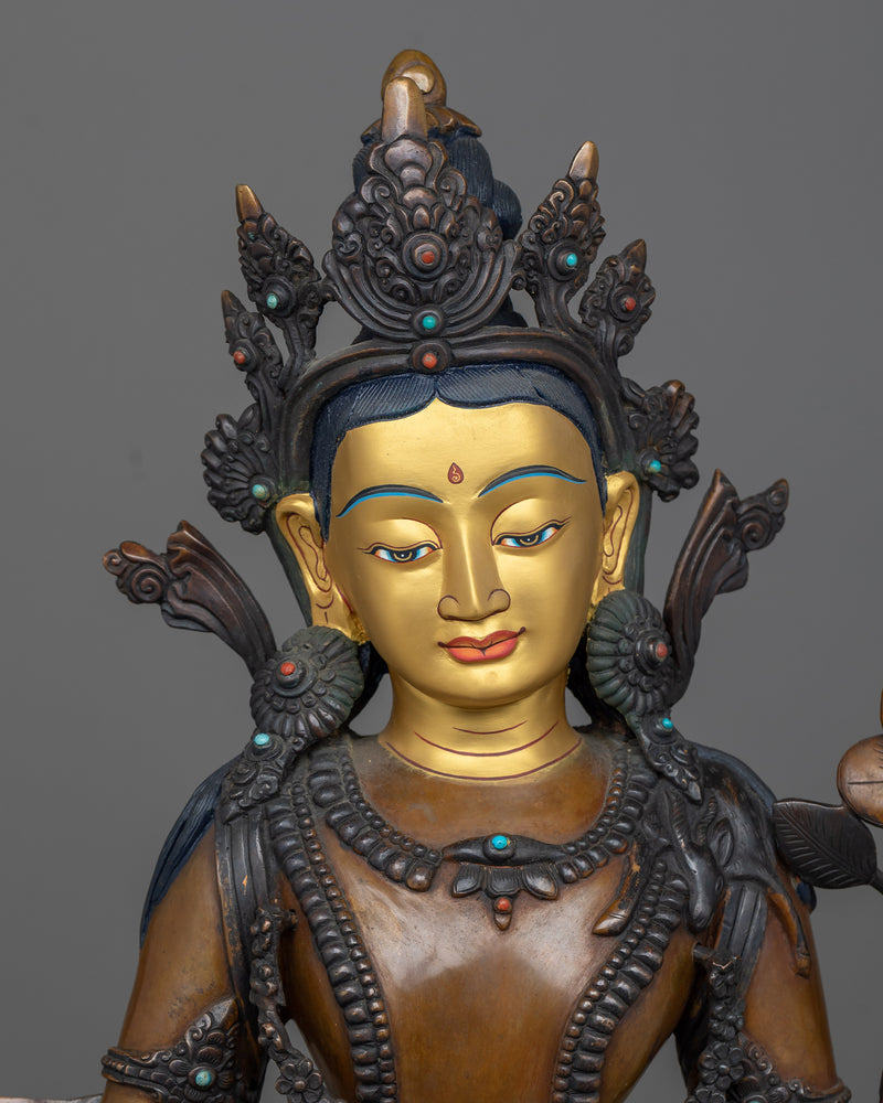 Large Standing Chenrezig Statue | Boddhisattva of Compassion