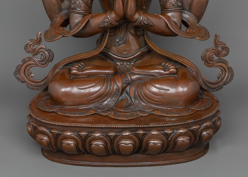 Chenresig Meditation Statue | Embrace Compassionate Tranquility