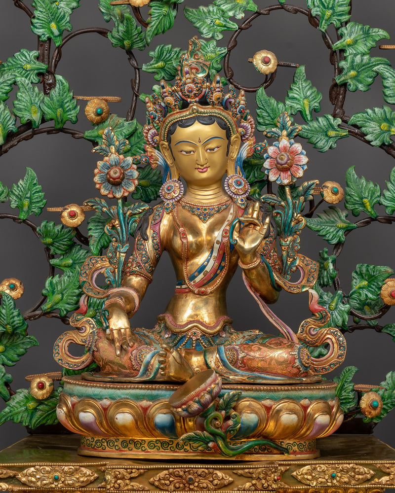 21 Tara Goddess Tree Sculpture | Unravel Spiritual Blossomin