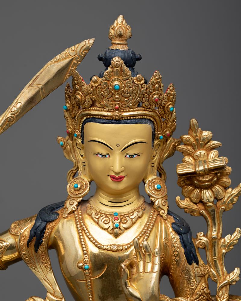 statue-of-manjushri-bodhisattva-of-wisdom