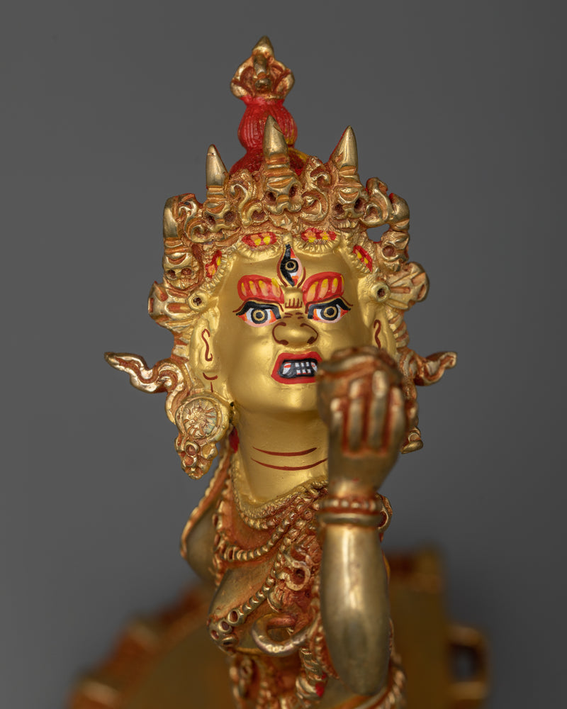 Dakini Vajrayogini Gold Statue | Deity of associated with Triumph over Ignorance