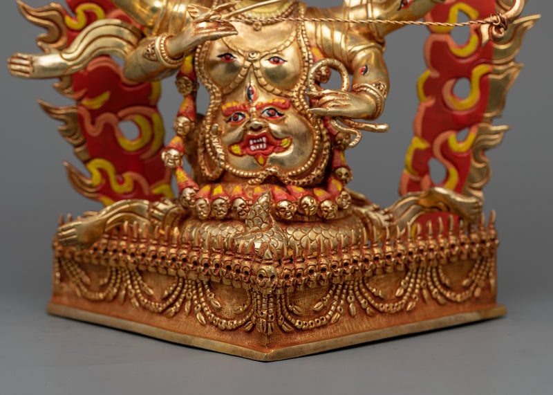 Mahakala Rahula Statue | Wrathful Deity of Buddhism