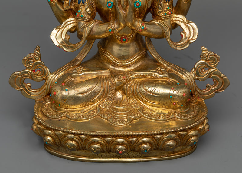 Magnificent Chenresi Statue | Invoke Unending Love and Compassion