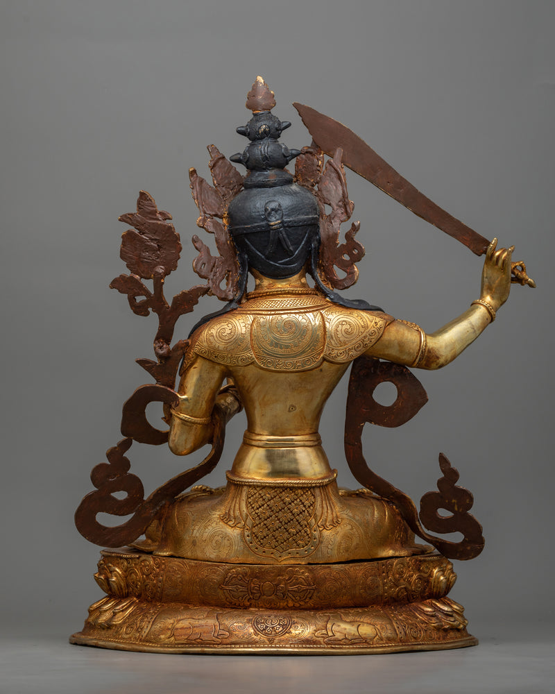 Wisdom Buddha Manjushri Statue | Illuminate Your Path with the Enlightening Presence