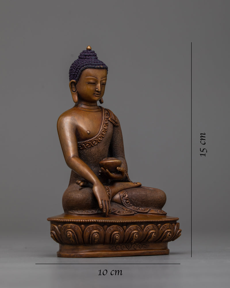 three small buddha statue set