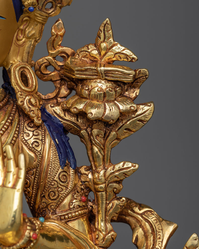 Manjushri Bodhisattva of Wisdom Sculpture | The Epitome of Divine Knowledge