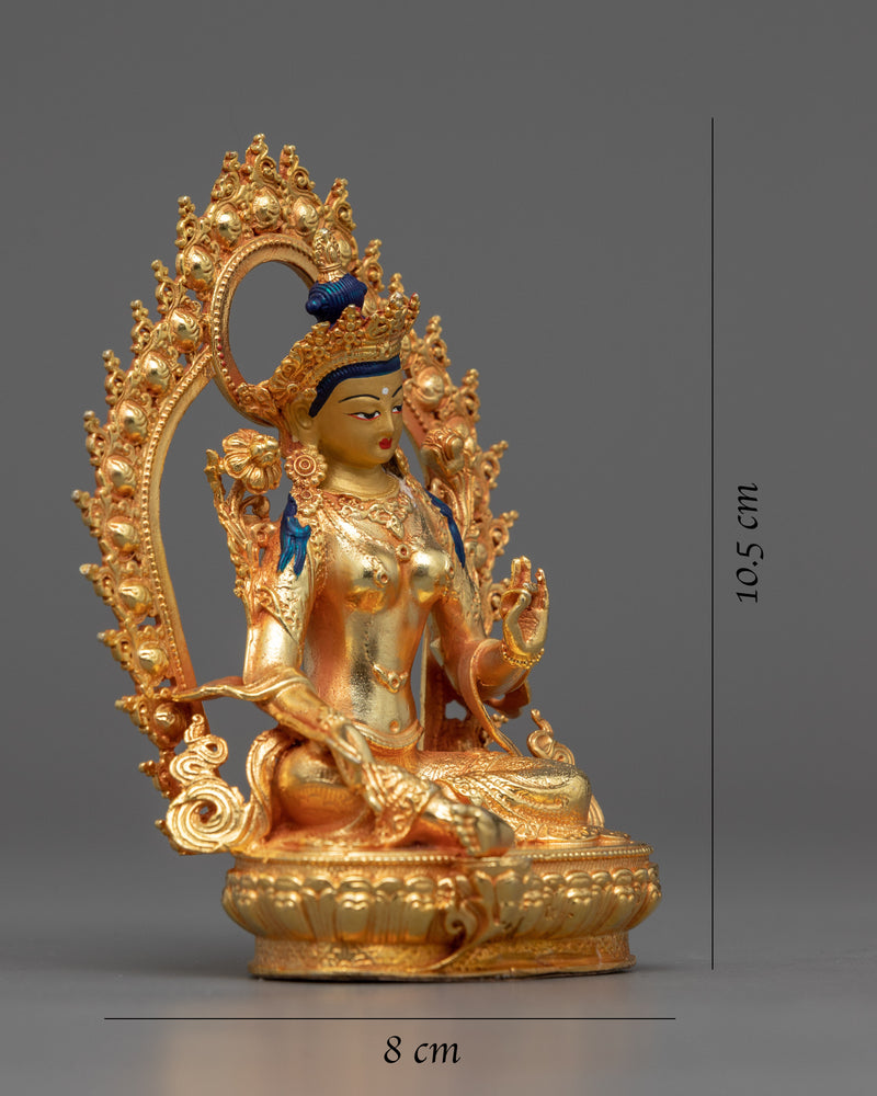 tiny-green-tara-statue