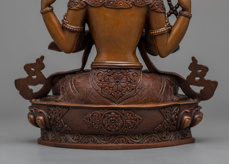 Namo Avalokiteshvara Statue | Himalayan Traditional Artwork