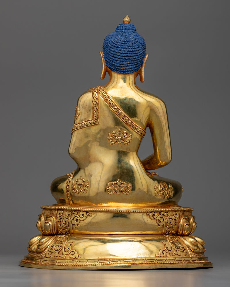 Trio Buddha Set Statue | Exquisite Golden Triad