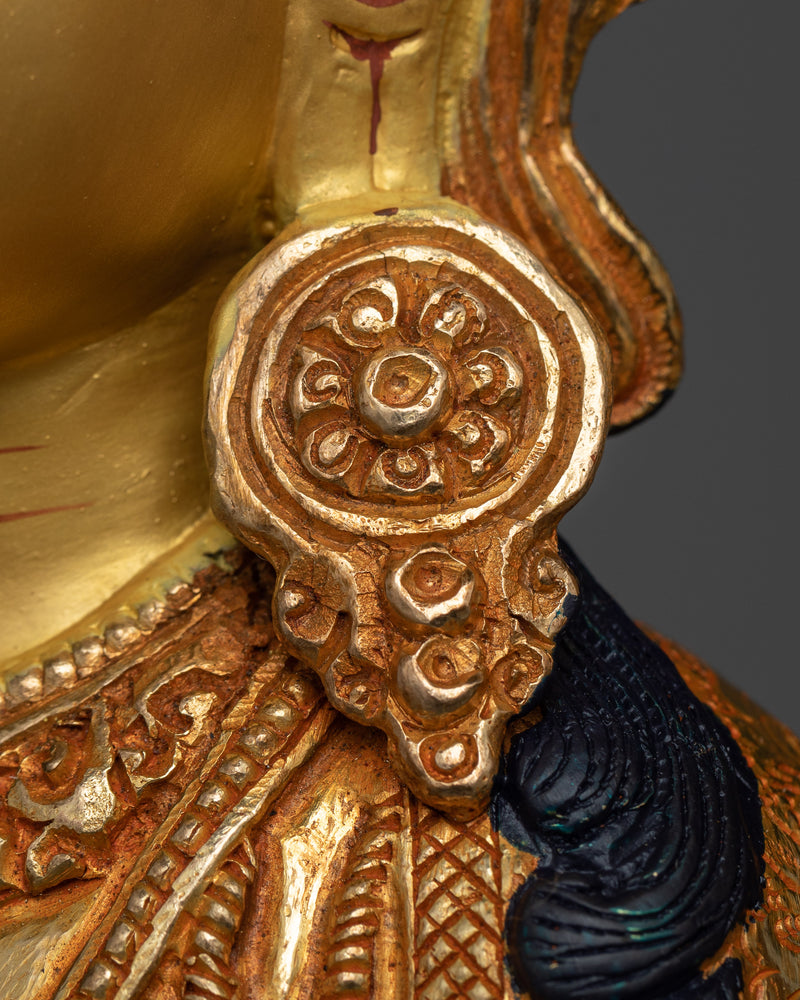 Radiant Chenresi Statue | 24K Gold Gilded Detail