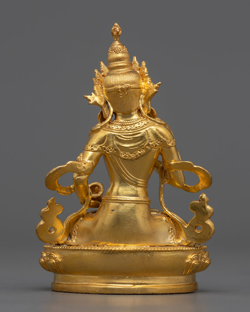 Small Scale 5 Bodhisattva Set in 24K Gold | Divine Quintet For Altar Box