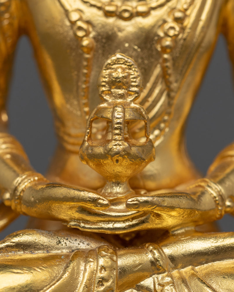 Small Scale 5 Bodhisattva Set in 24K Gold | Divine Quintet For Altar Box