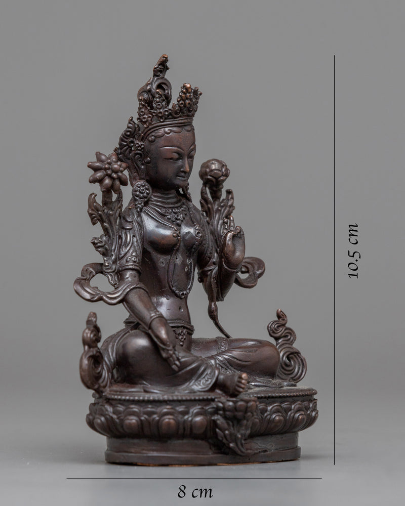 compact-green-tara-statue