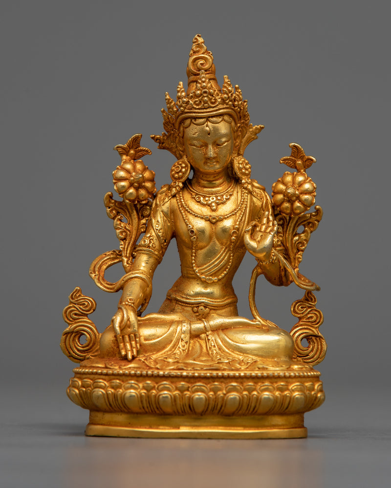 miniature-white-tara-statue