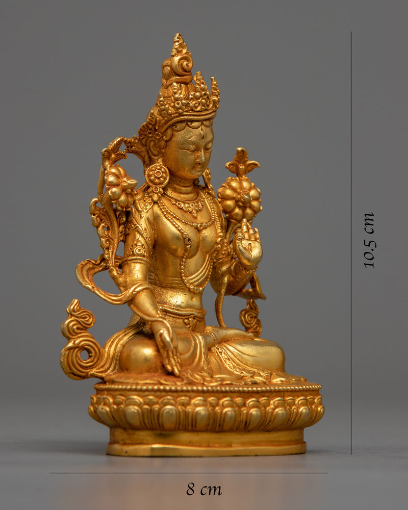 miniature-white-tara-statue