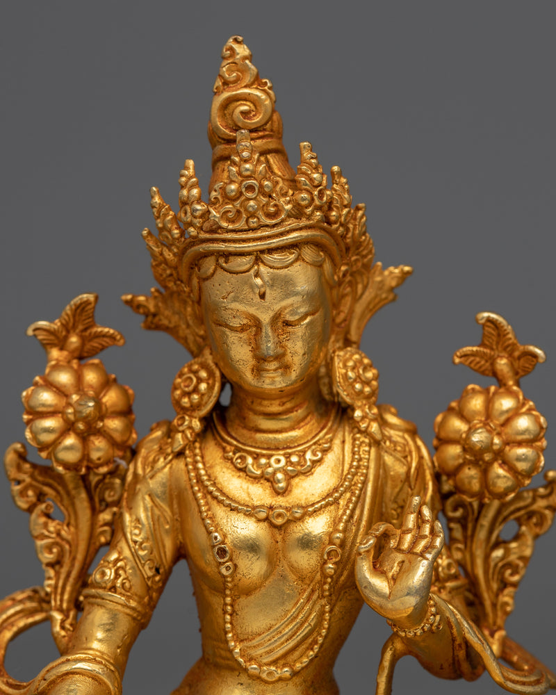 miniature-white-tara-statue