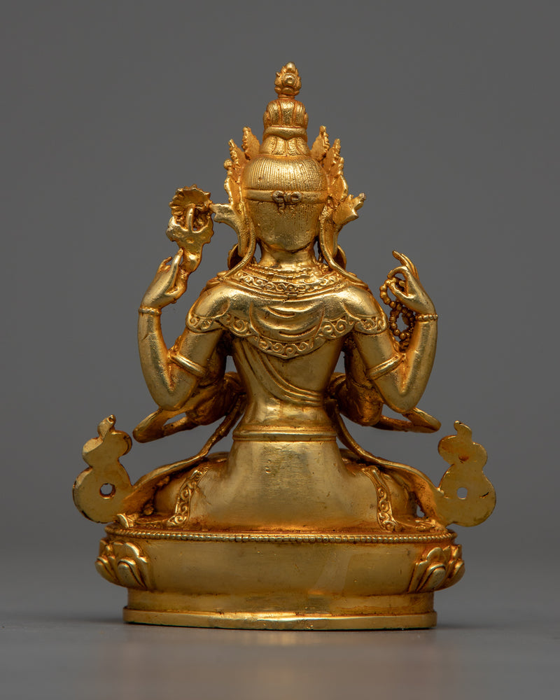 Miniature Bodhisattva Collection | 24K Gold Electroplated Set