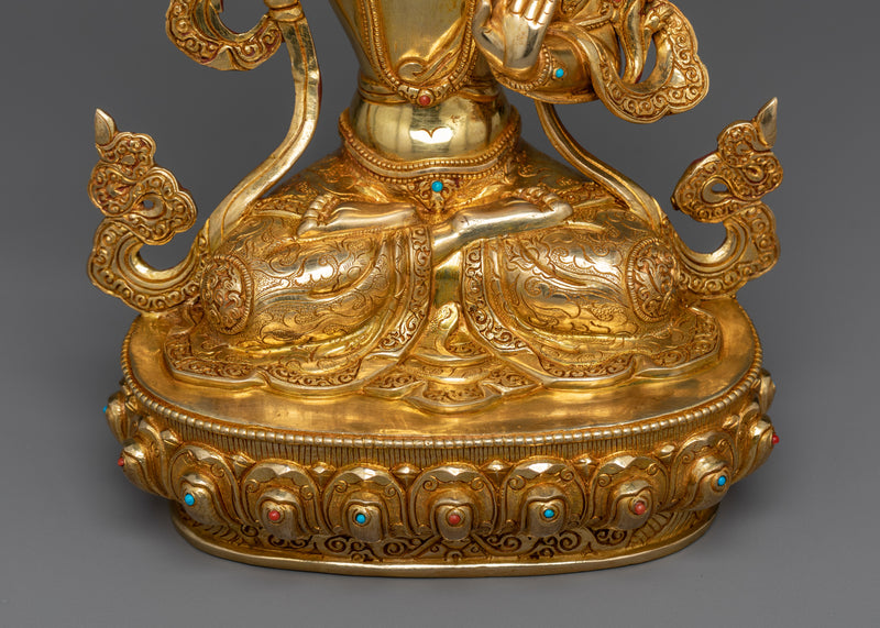 Manjushri God Sculpture | Traditional Nepalese Art