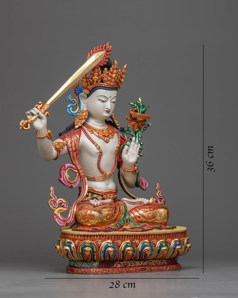 tibetan manjushri statue 