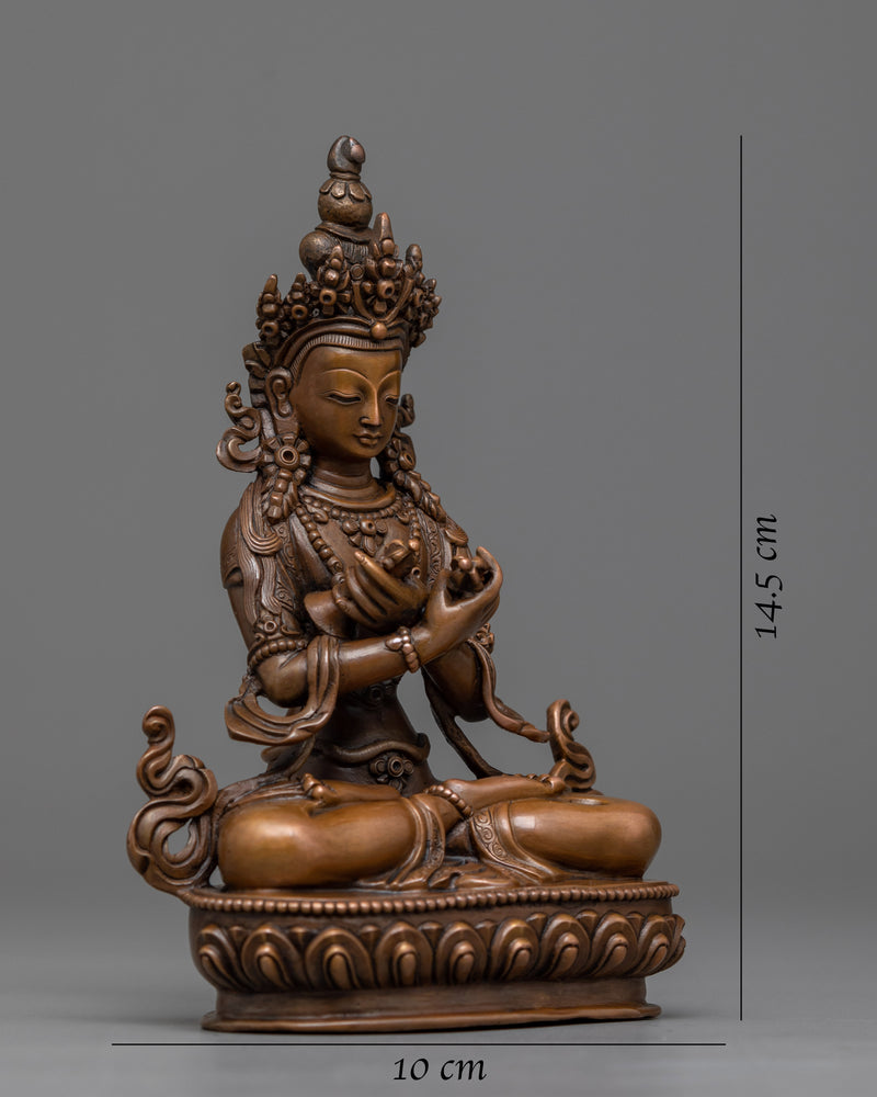 vajradhara-buddha oxidized sculpture